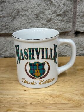 Nashville Classic Edition White Ceramic Mug